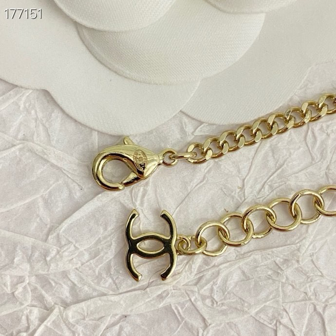 CHAN 24 rhinestone necklace