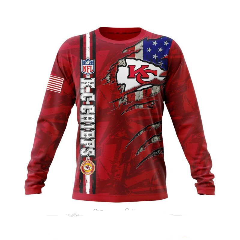 KANSAS CITY CHIEFS 3D HOODIE SKULL0802