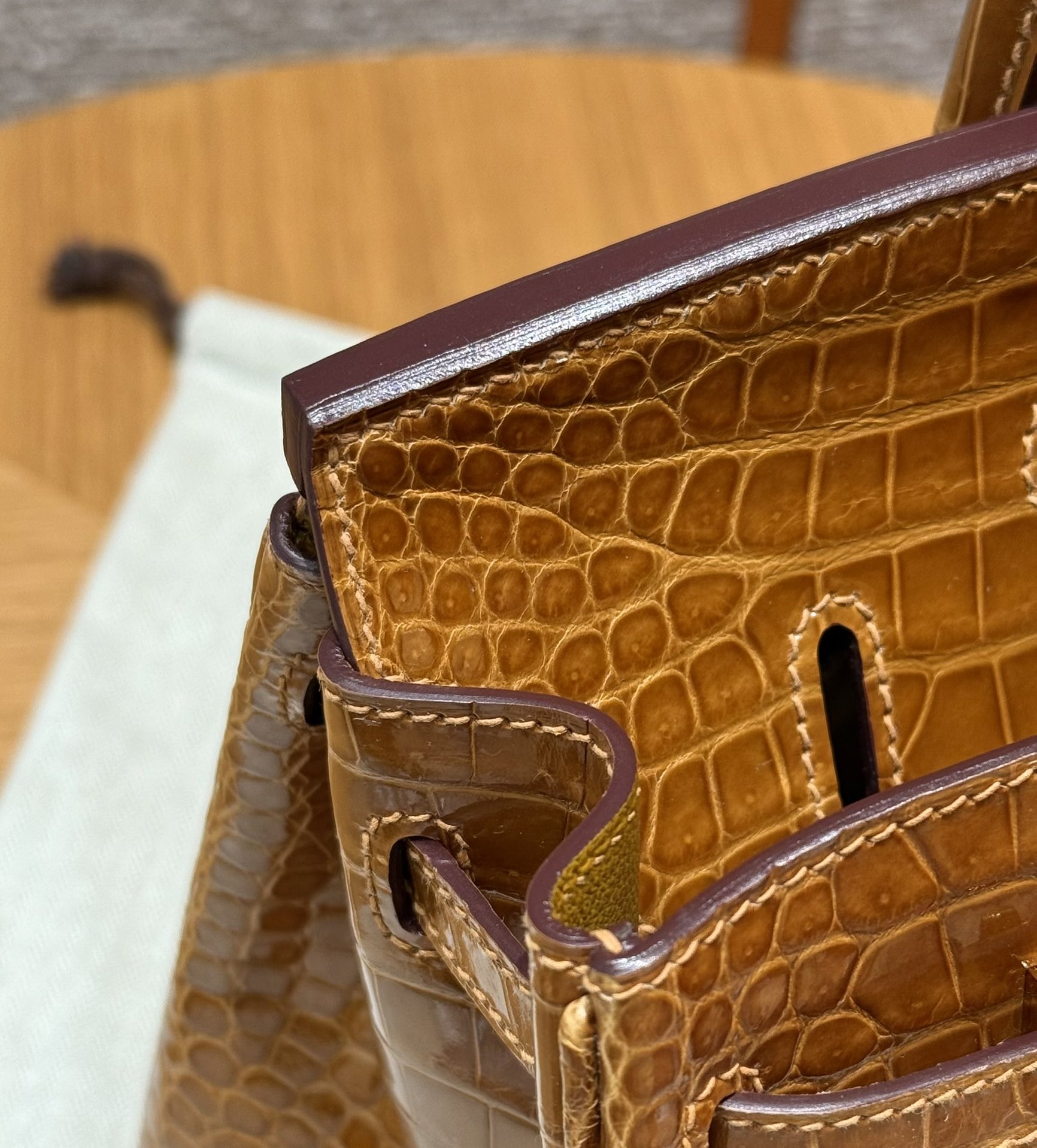 Hermes Birkin 24tabac handbag (handmade to order)