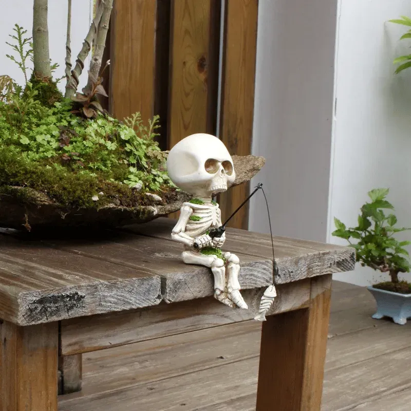 🔥Last Day Promotion-50% OFF🔥FISHING SKELETON GARDEN ACCESSORY