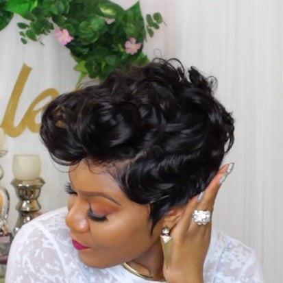 New Fashion Pixie  Basic Cap Wig