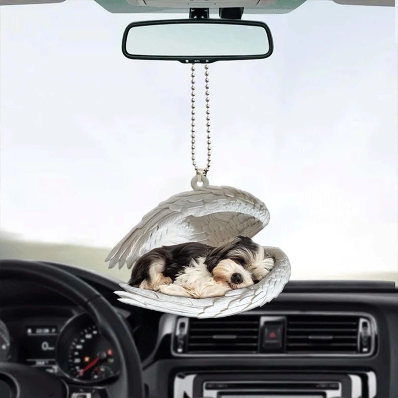 Dog Sleeping Angel Ornament | Dog Lovers Gift