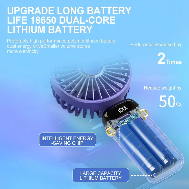 🔥Hot Sale🔥USB Rechargeable Mini Handheld Fan