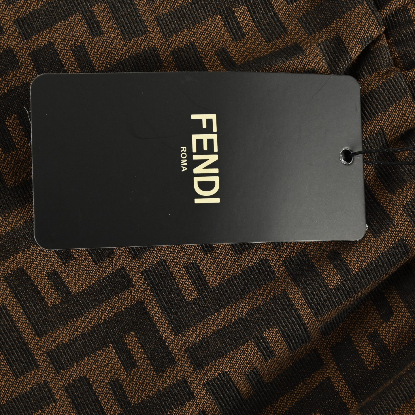 Fendi 25ss FF all-over jacquard eye embroidered shorts