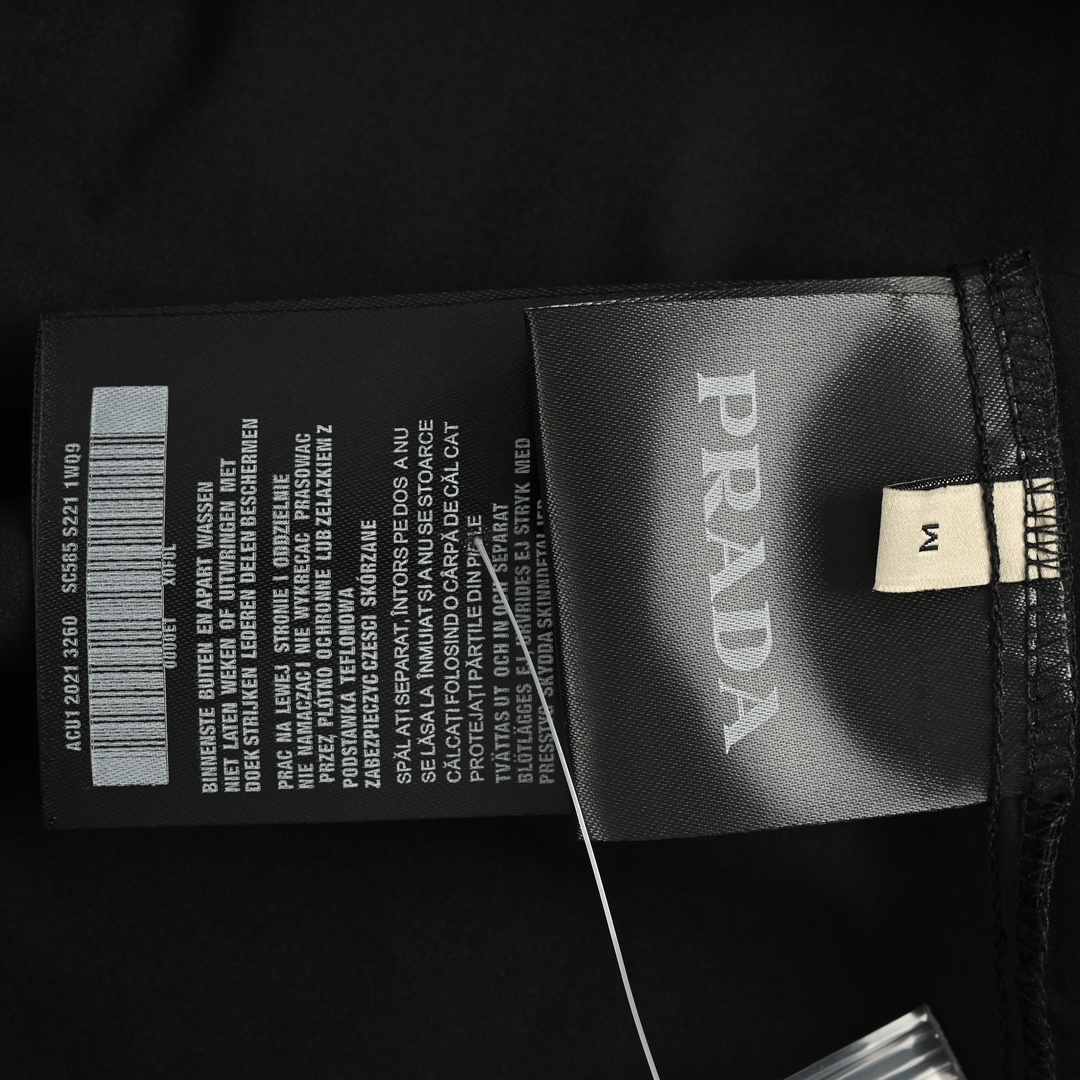 Prada 24Fw Classic Pocket Triangle Logo Shirt