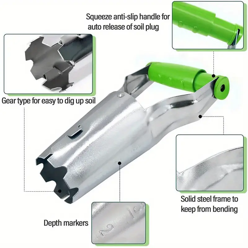 💥💥Stainless Steel Handheld Bulb Planter - Take Your Gardening Game to the Next Level