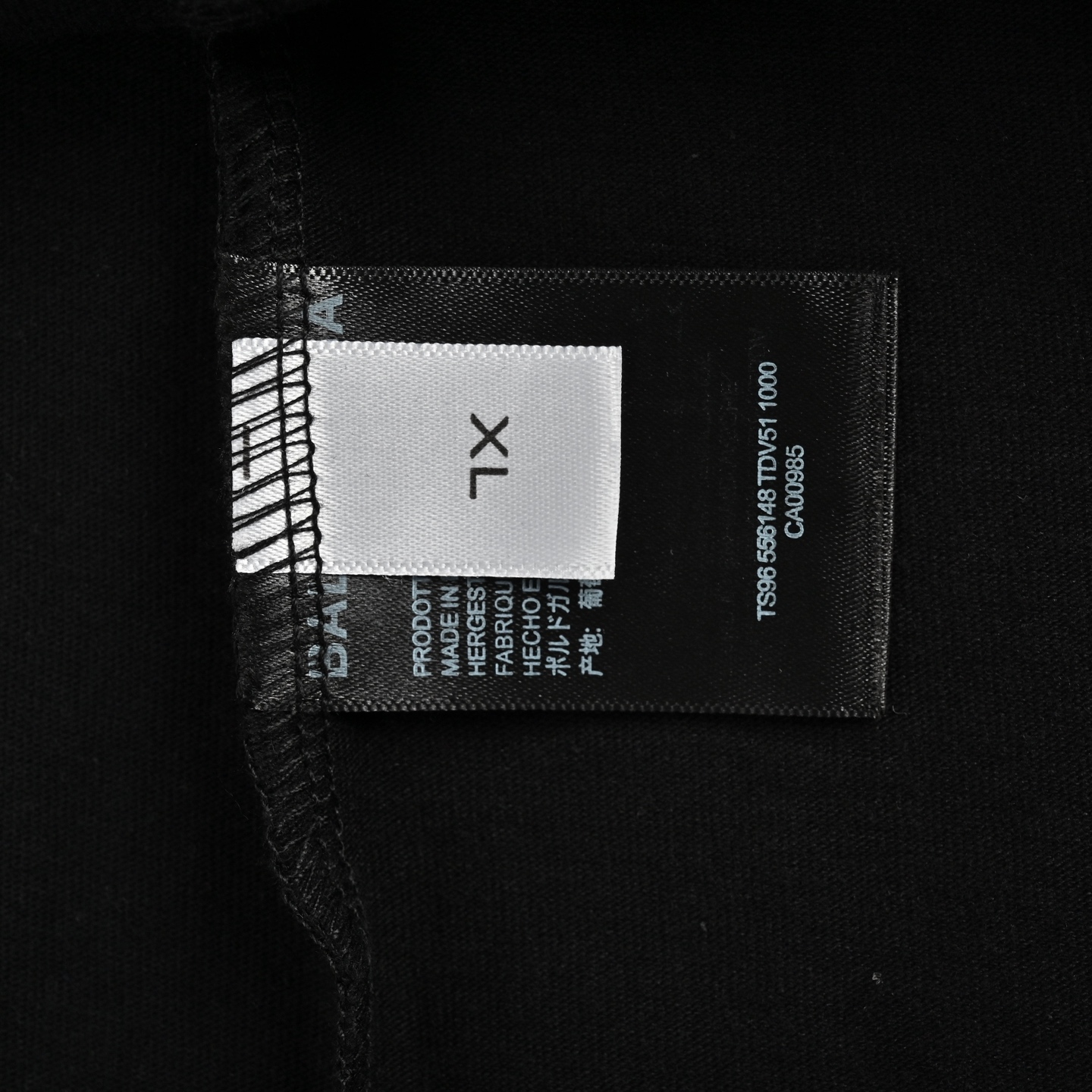 Balenciaga 25ss key badge logo print short sleeve