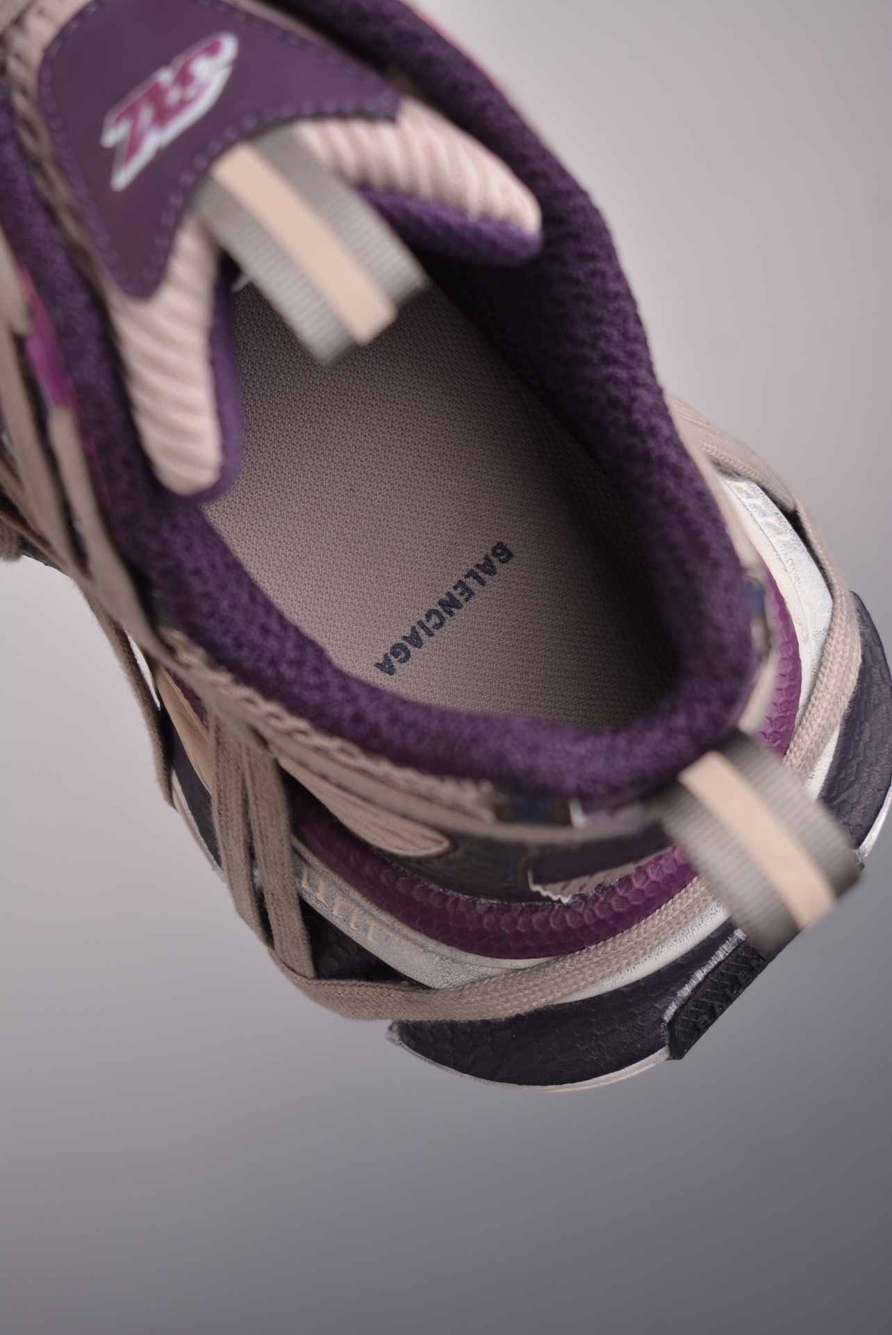 BALENCIAGA 3XL Extreme Lace Sneakers gray purple