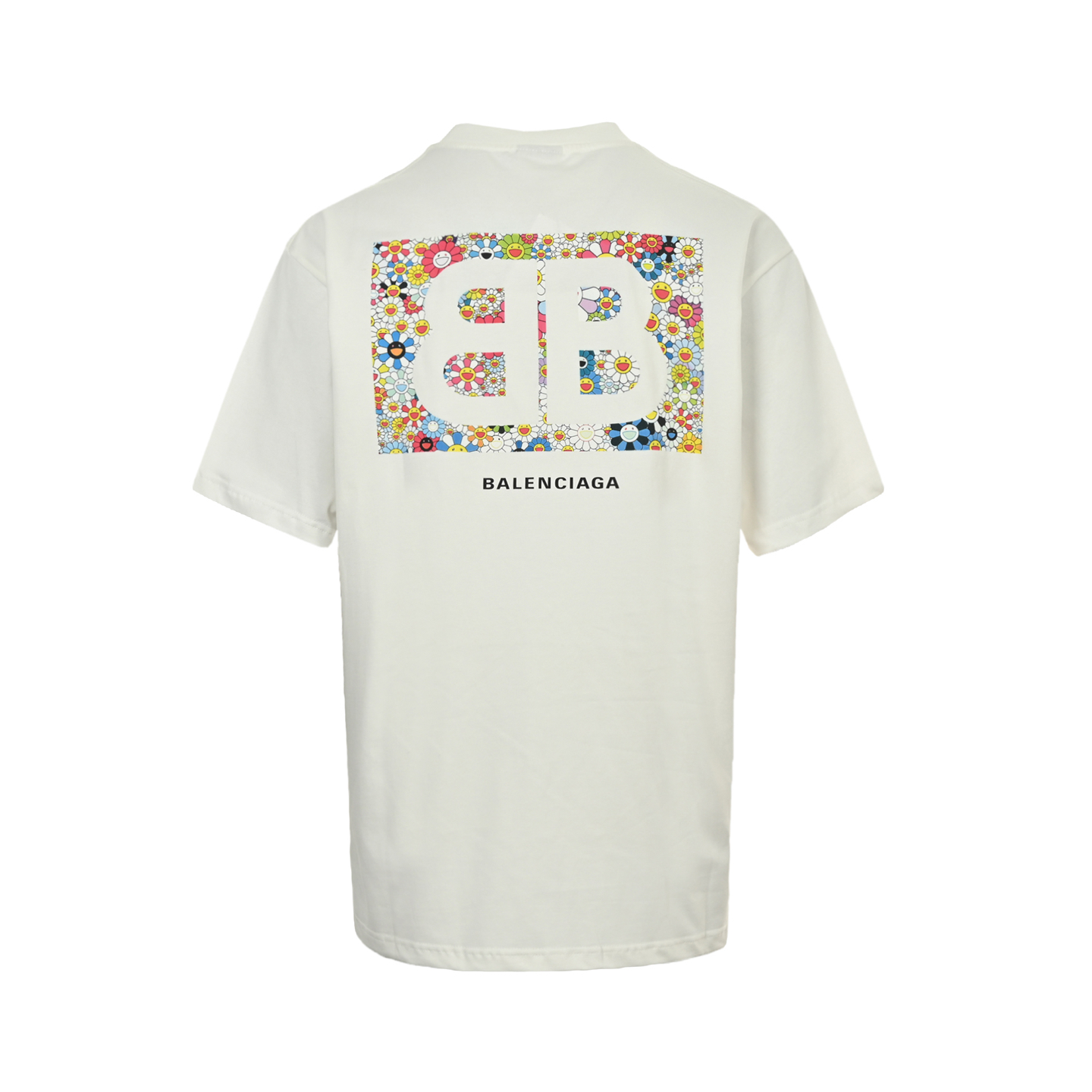 Balenciaga 25ss sunflower print short sleeve