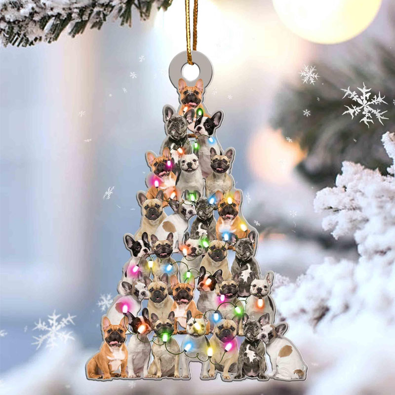 Cute puppy Christmas Ornament