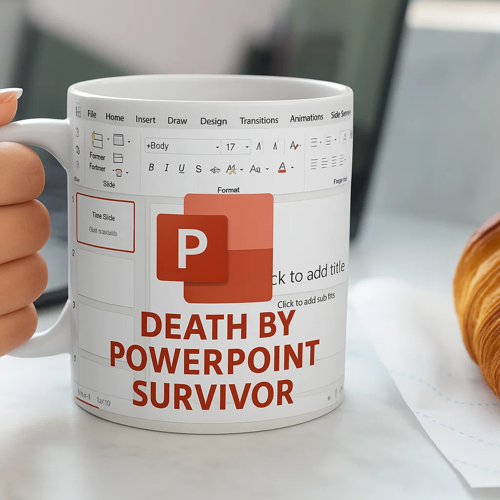 Office Mugs of Emotional Damage