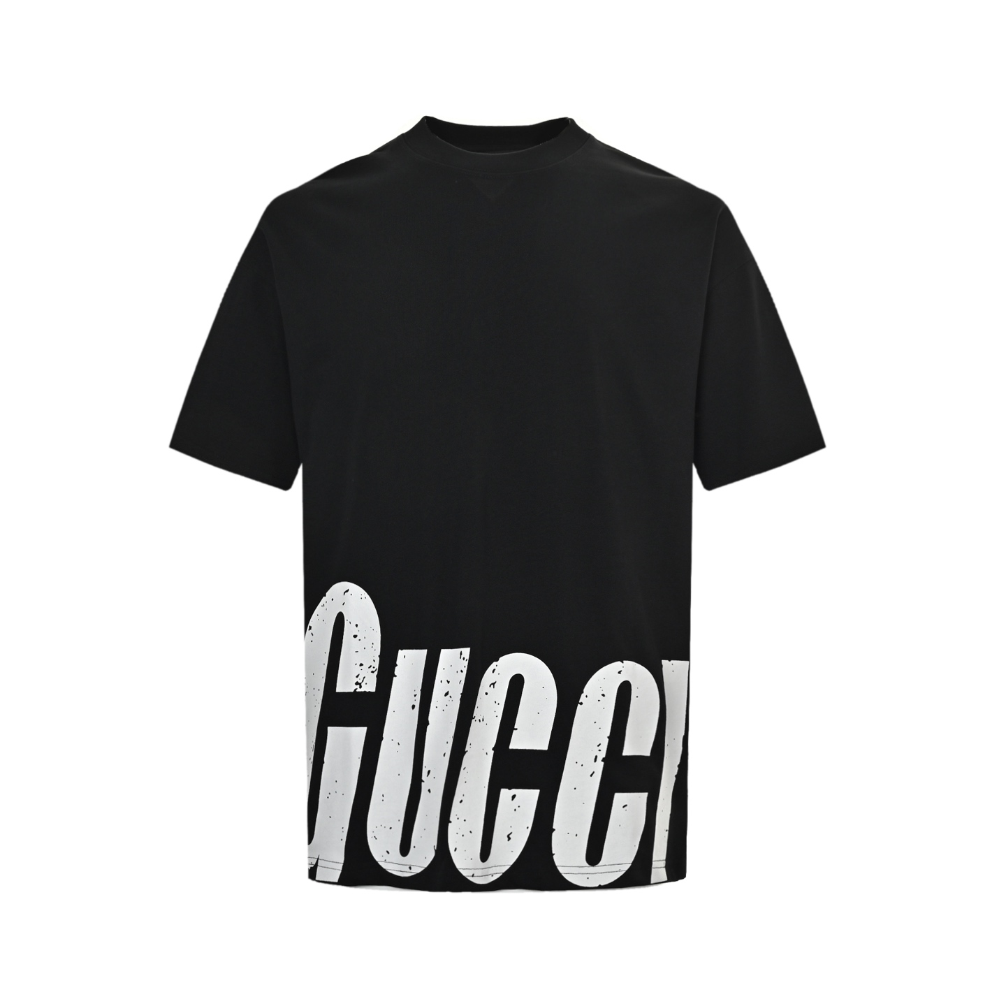 Gucci & Balenciaga mottled letter print short sleeves
