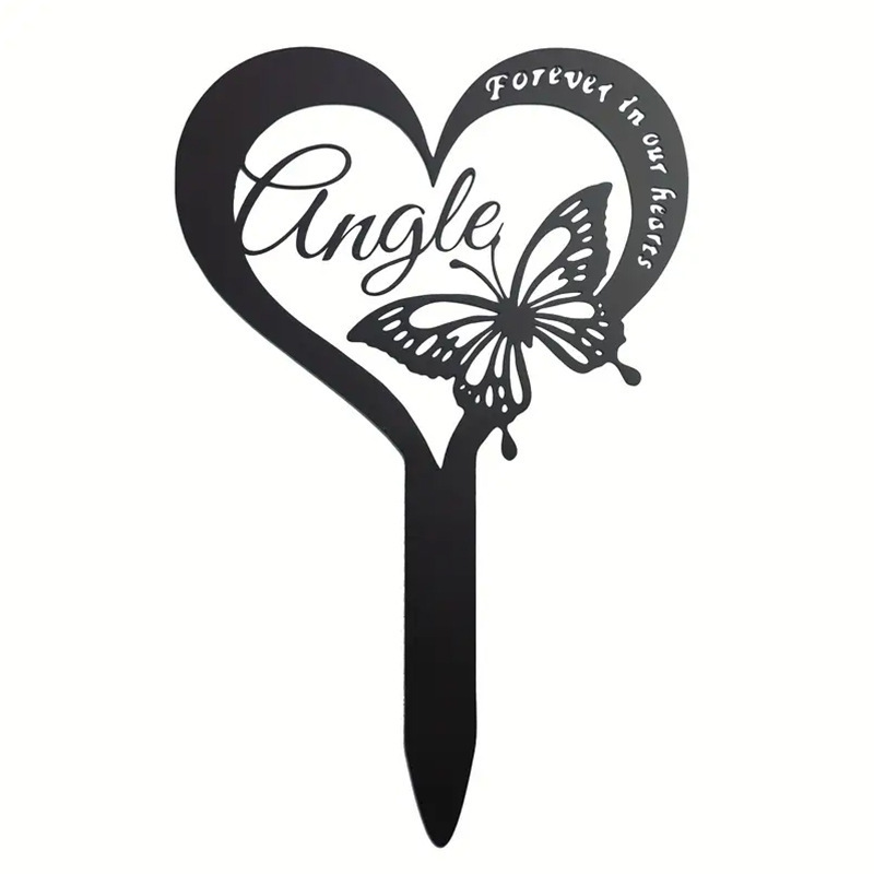Memorial Gift Butterfly Ornament Garden Plaque
