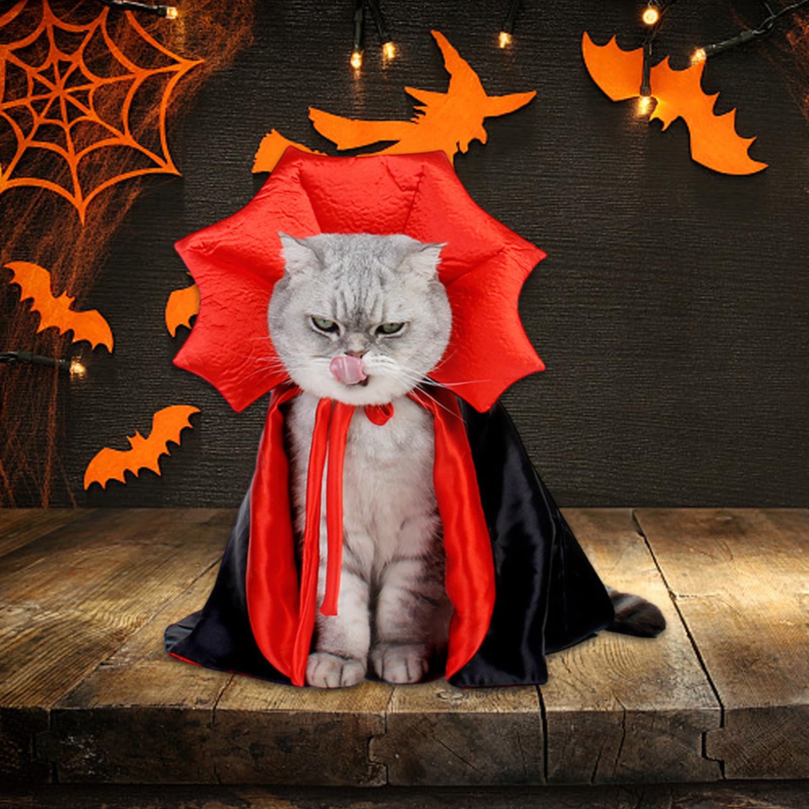 🦇Vampire Cloak Halloween Pet Cosplay🐾