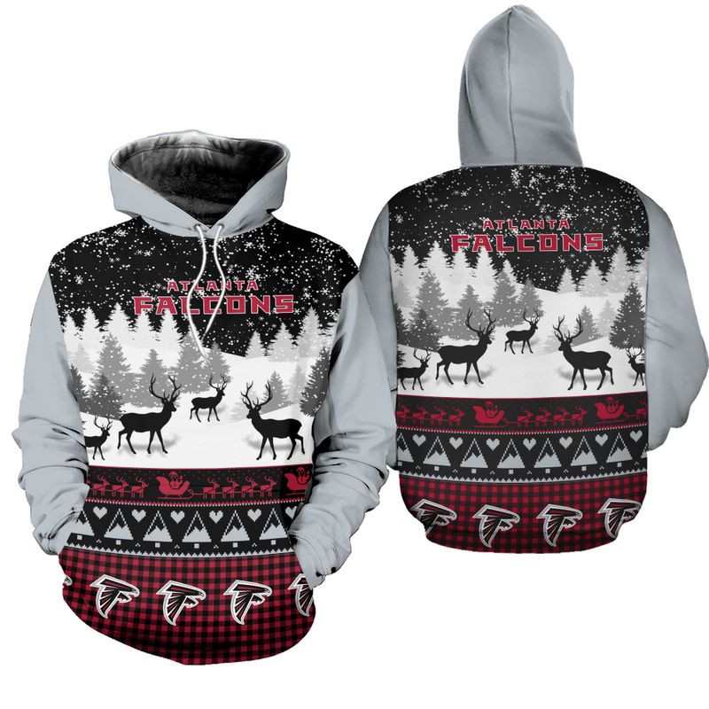 ATLANTA FALCONS HOODIE 3D GIFT FOR XMAS