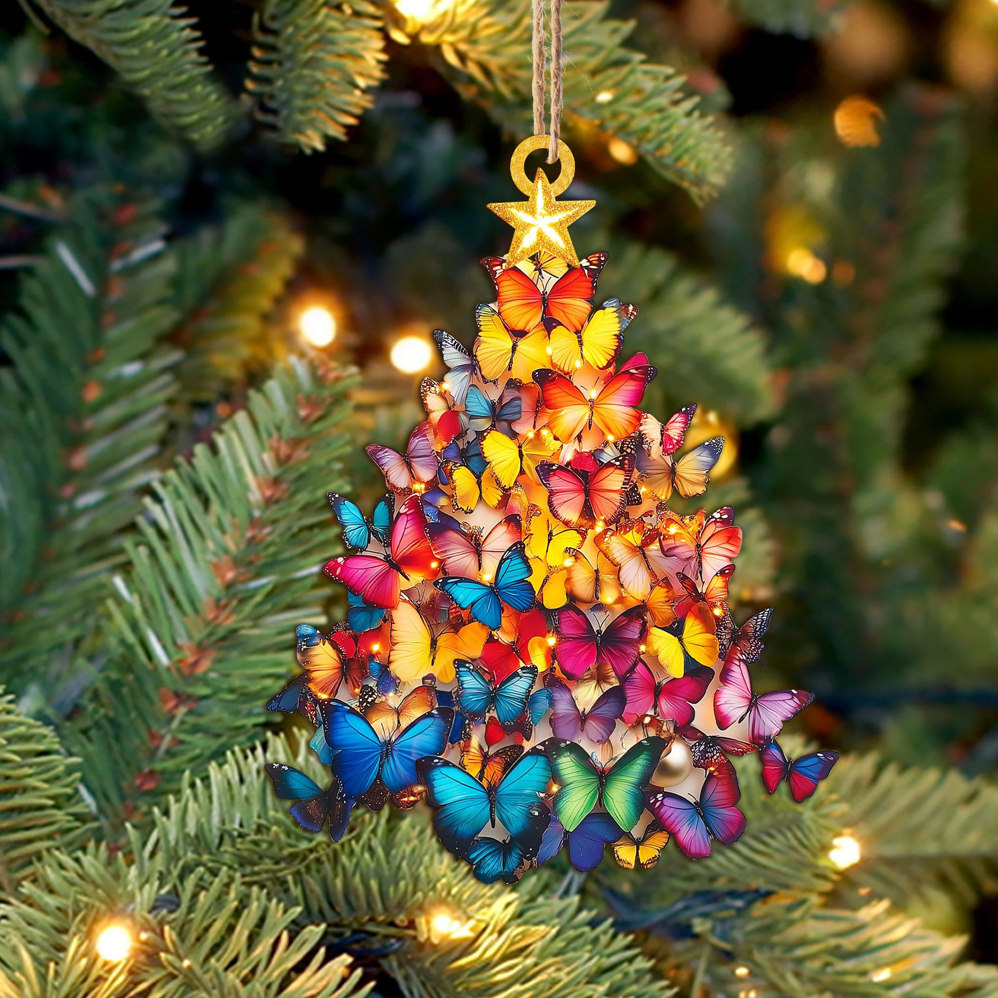 Butterfly Christmas tree Ornament