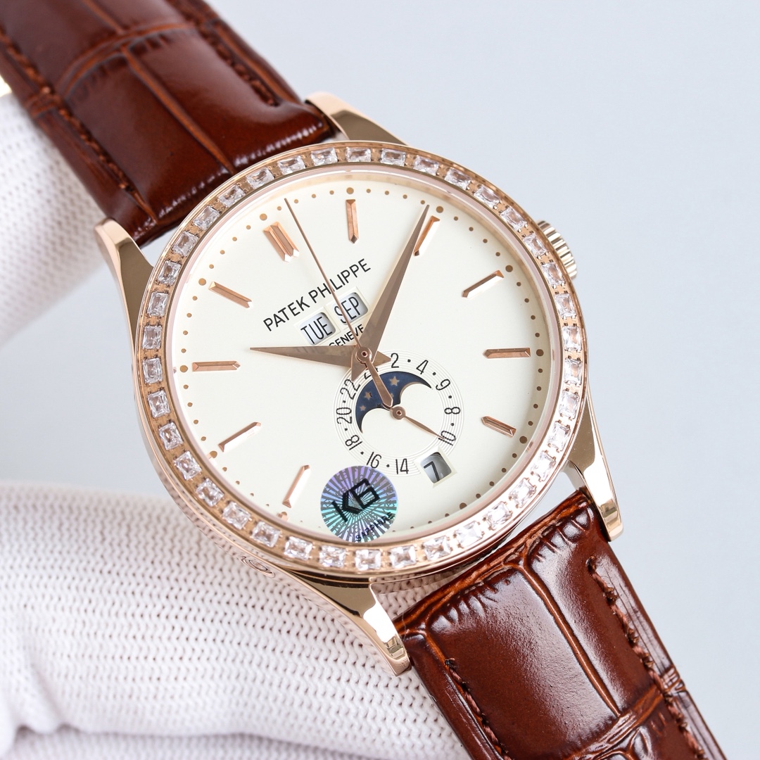 Patek Philippe Complex Function Timepiece Swarovski Baguette Diamond Edition