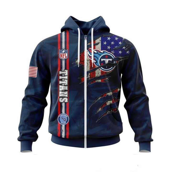 TENNESSEE TITANS 3D HOODIE SKULL0802