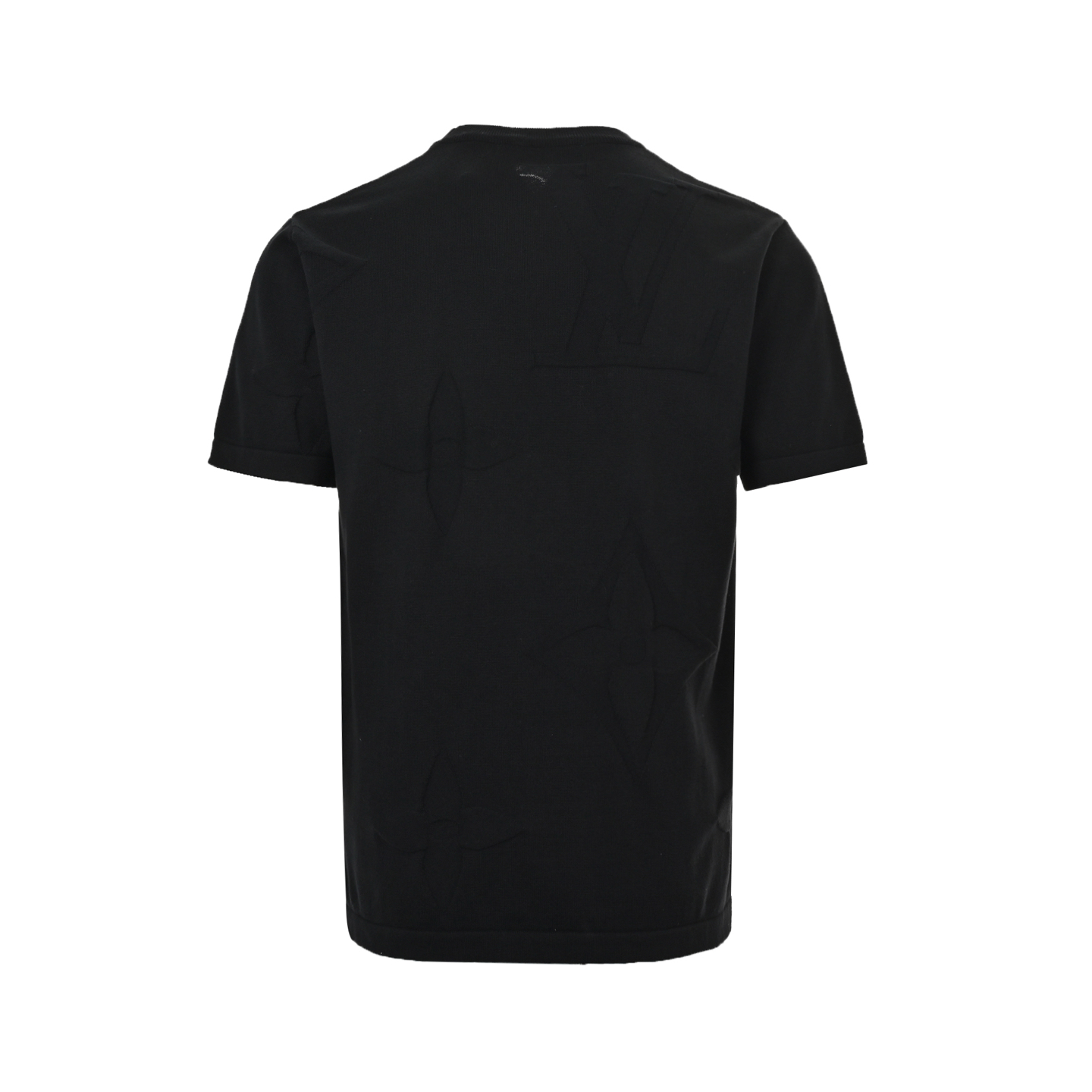 Louis Vuitton 25ss obscure monogram jacquard knit short sleeve