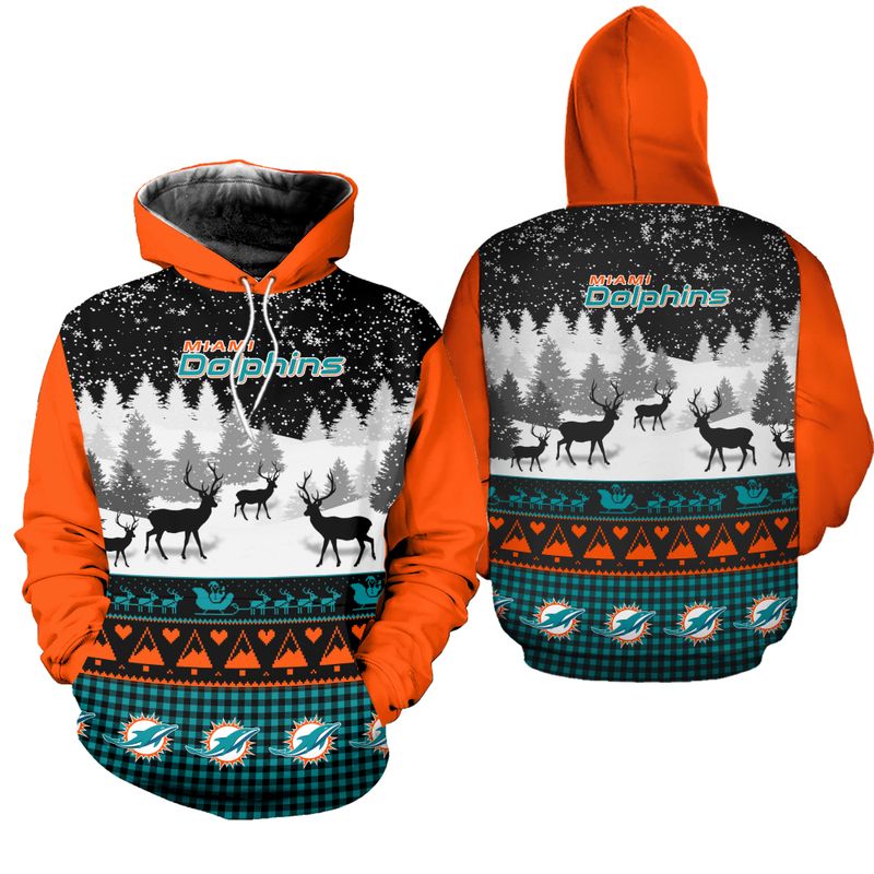 MIAMI DOLPHINS HOODIE GIFT FOR XMAS