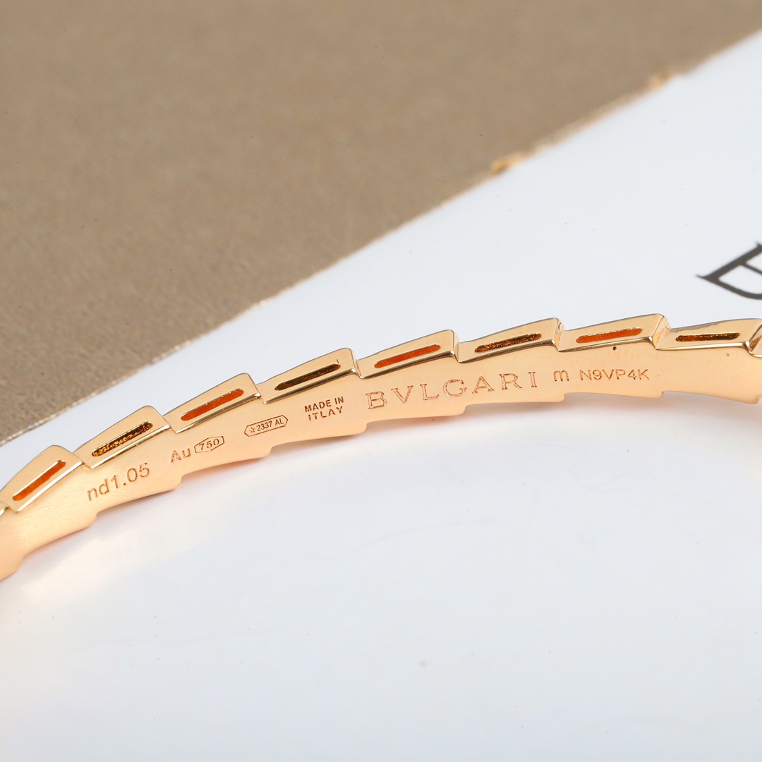 Bulgari Serpenti Viper mother-of-pearl bracelet