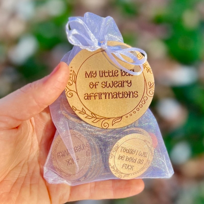 Sweary Affirmation Token Set