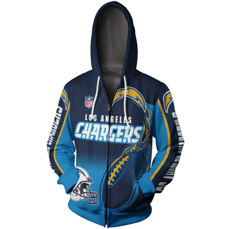 LOS ANGELES CHARGERS 3D HOODIE LLAC009