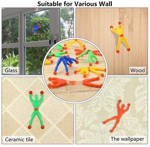 Super hero wall climbing toy(1 PACK-10PCS)