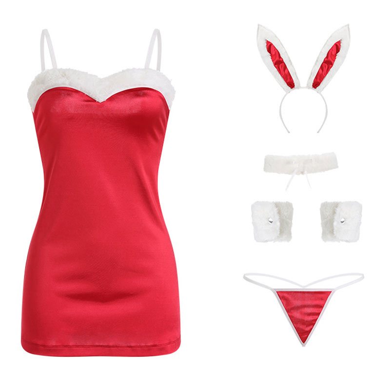 Bunny Girl Slip Dress Nightdress Lingerie Set