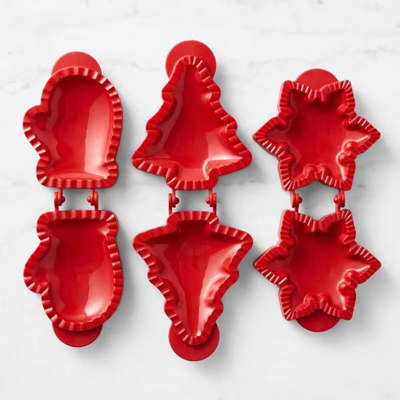🔥CHRISTMAS ON SALE🔥Homemade Christmas dough pop-tarts Mold Set(Christmas tree+Gloves+Snowflake)