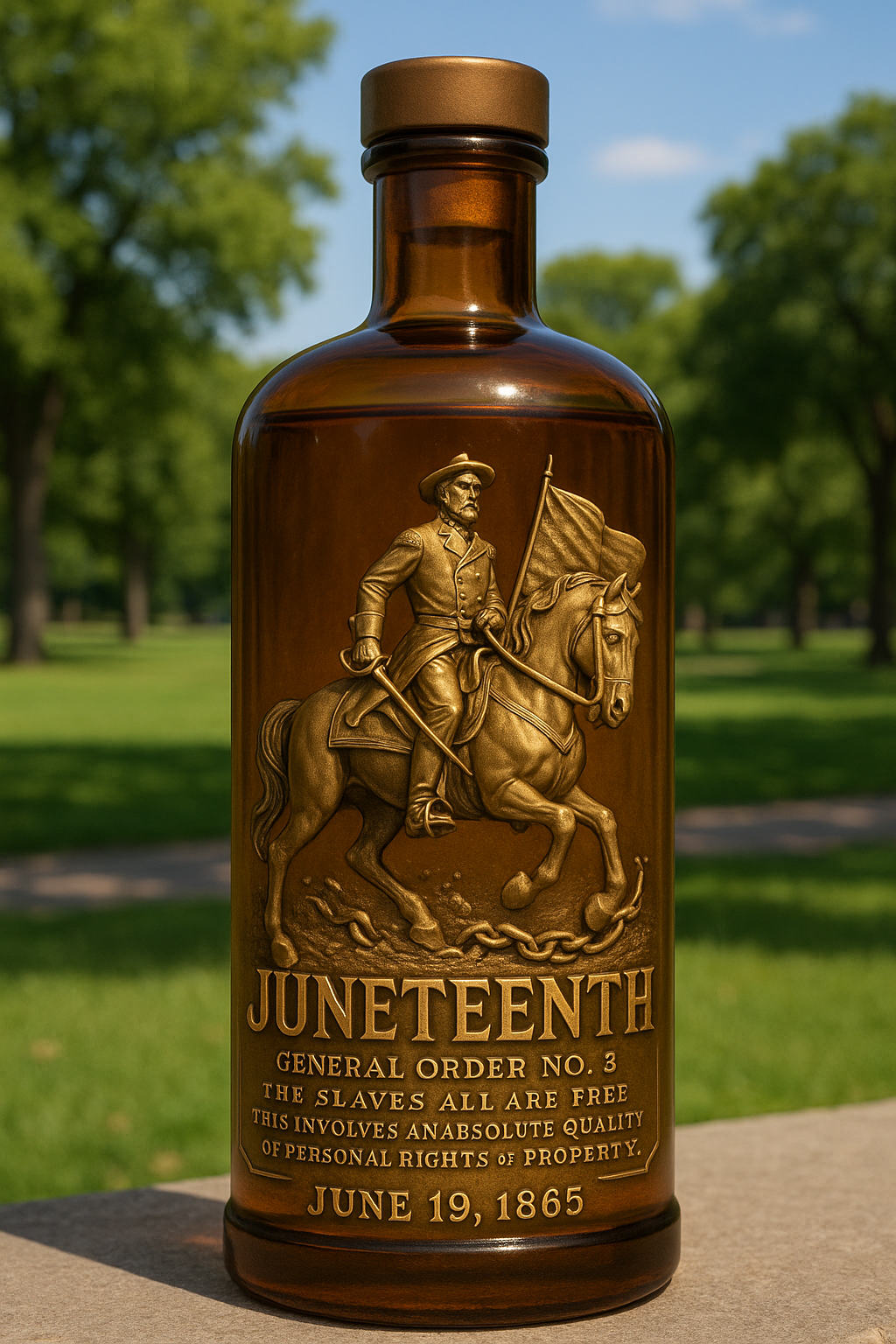 Limited edition commemorative wine bottle for the June Festival