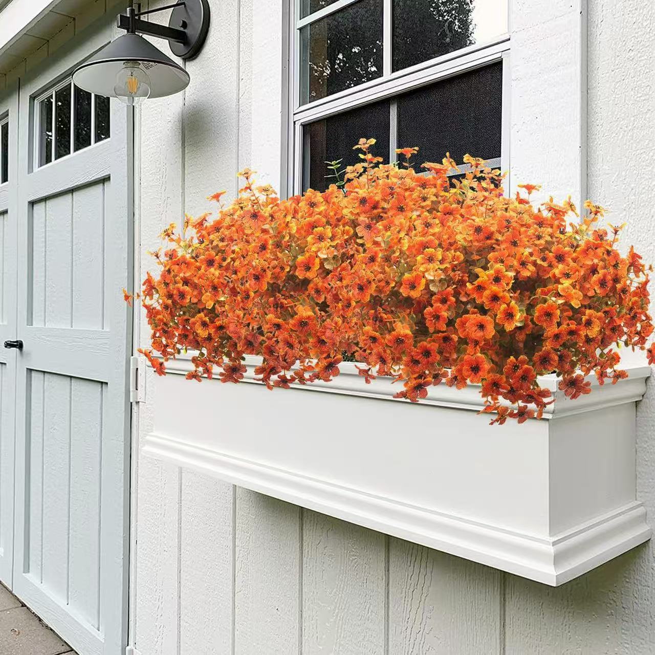 🏆Flash Sale⚡Artificial Fake Fall Plants Flowers for Outdoor Outside Decoration- UV resistant, Waterproof, Windproof