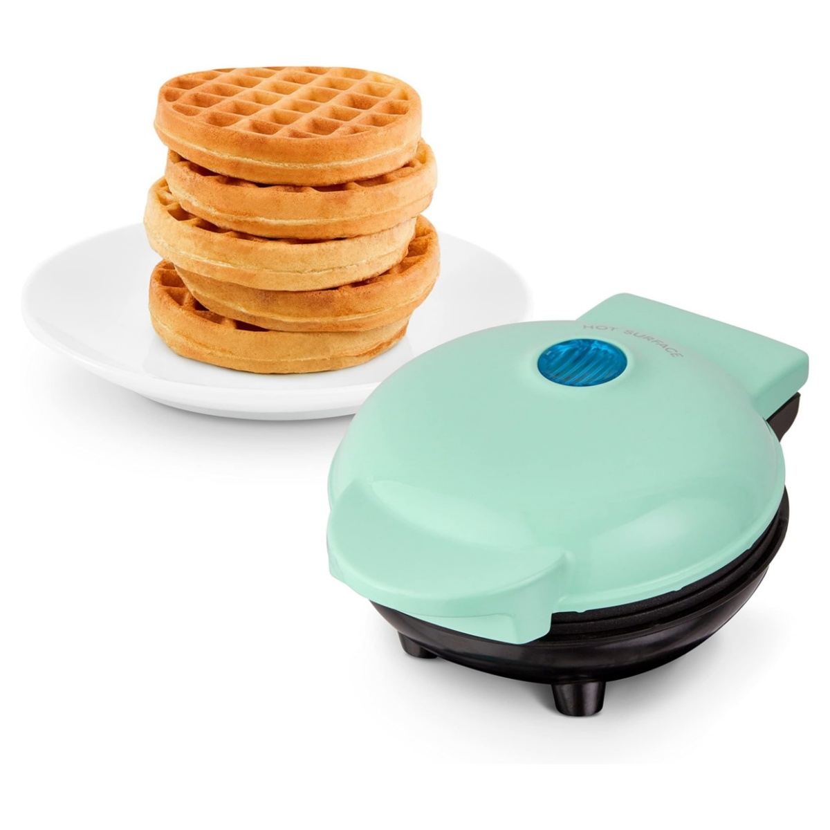 🎄Christmas Hot Sale🎄Removable Holiday Plates: Waffle Iron & Griddle – Nonstick Surface