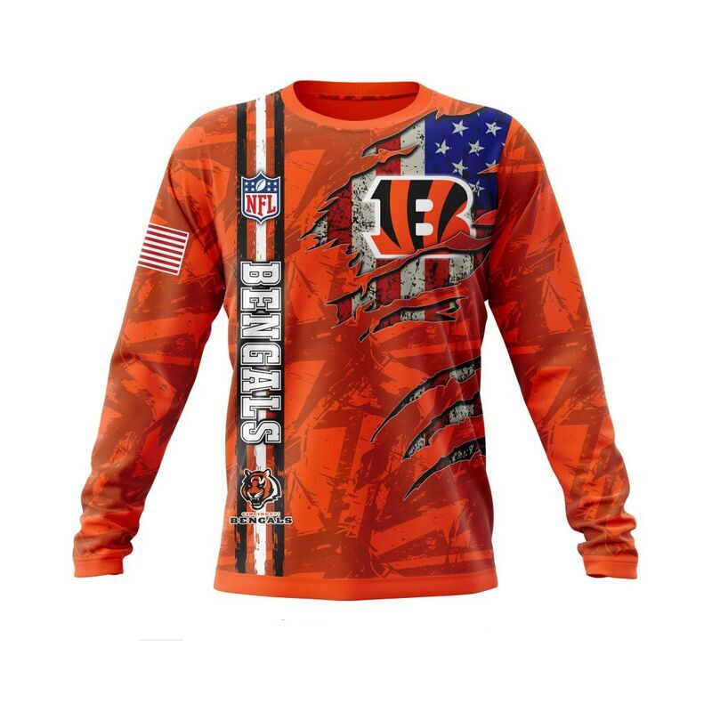 CINCINNATI BENGALS 3D HOODIE SKULL0802
