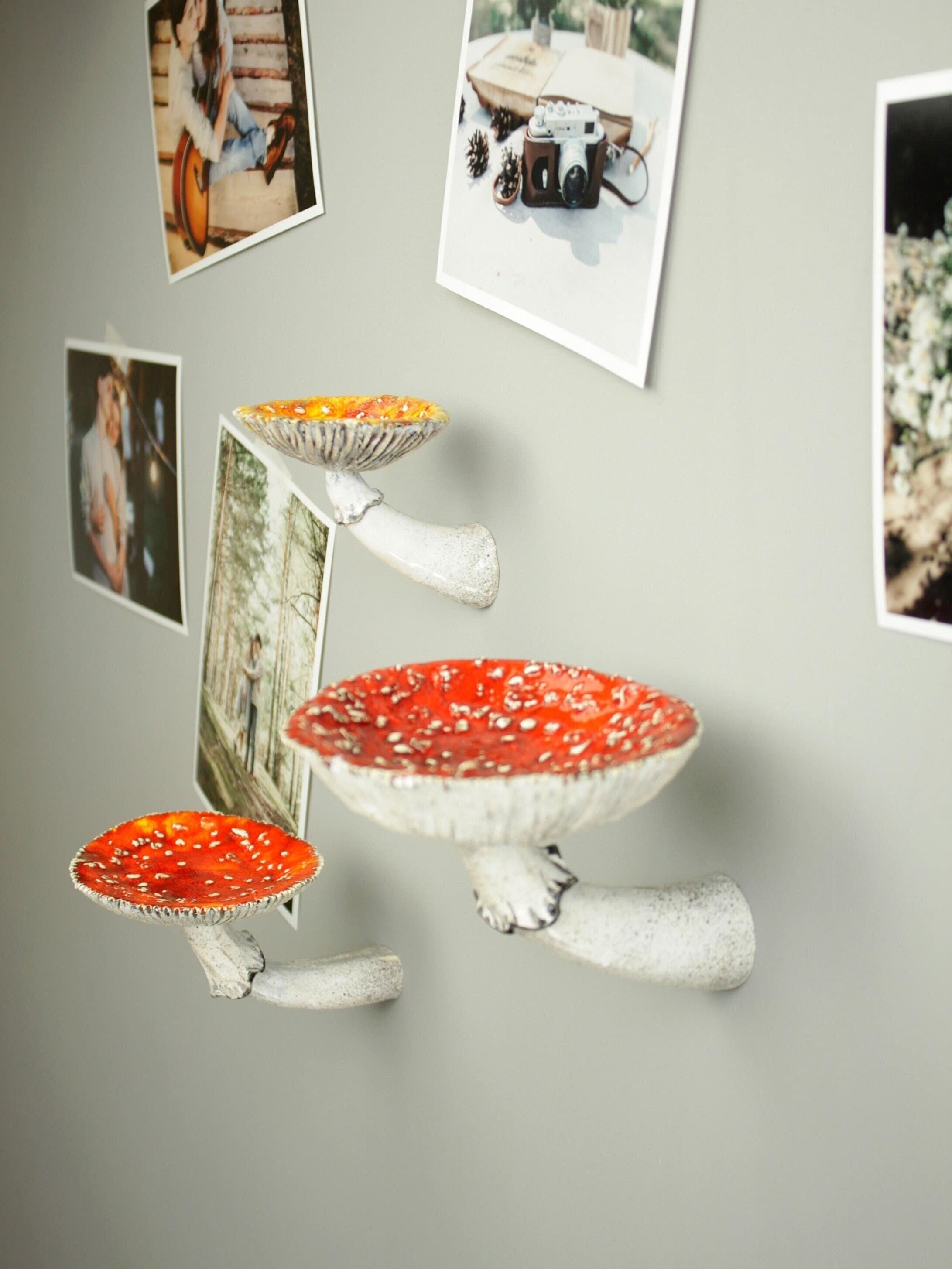 On Sale🔥Mushroom Shelf - Handmade Ceramic Mushroom Decor