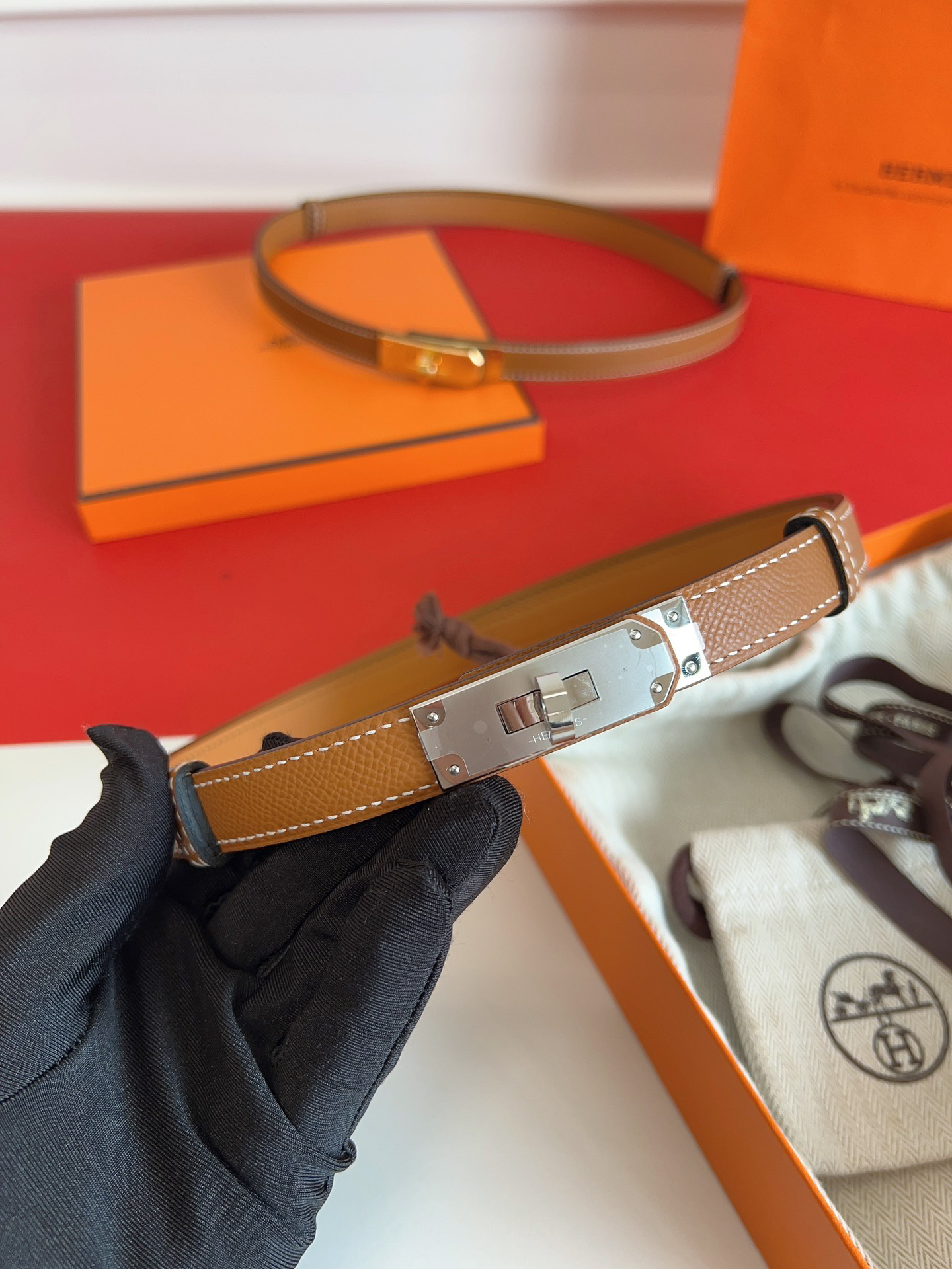 Hermès Kelly Women's Belt 1.8cm Width