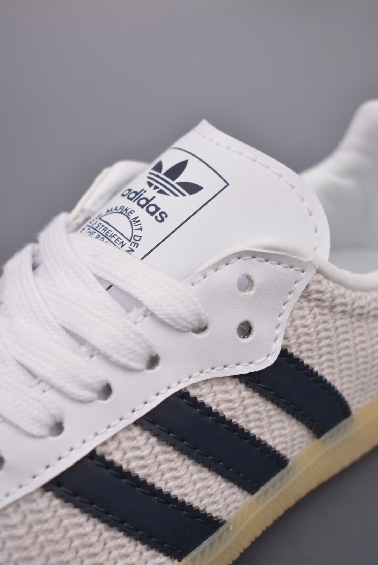 Adidas Originals Samba OG woven white and black jelly sole JH5633