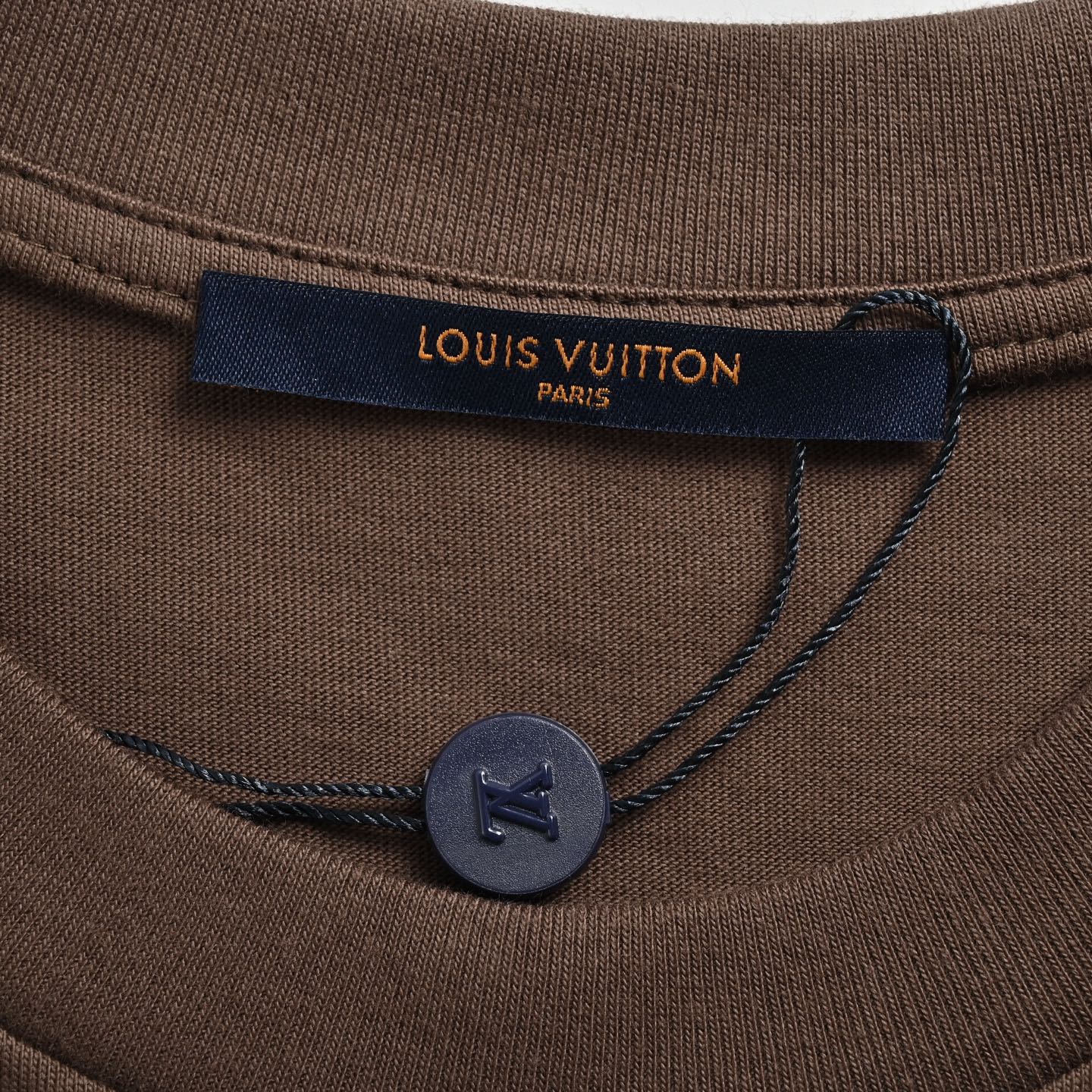 Louis Vuitton 25ss rhinestone short sleeve