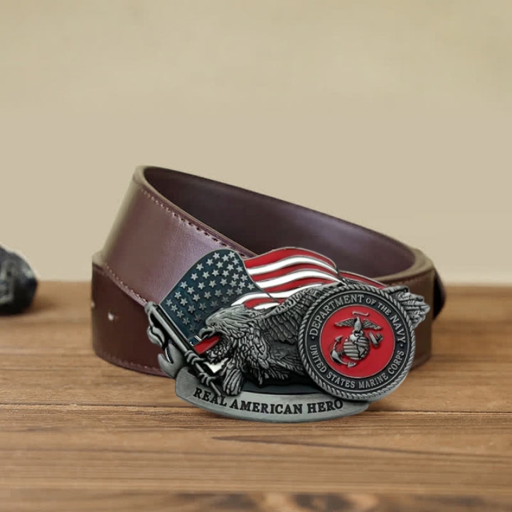 Handmade American Hero Cowhide Leather Belt