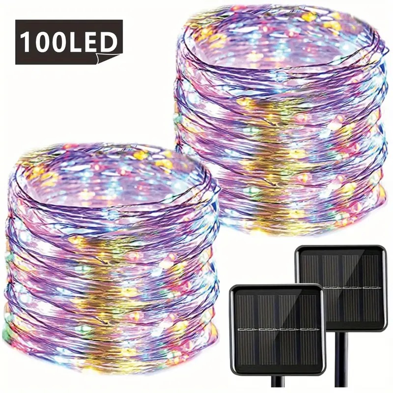 🔥ON SALE🔥39Ft /100 Led Waterproof  Solar String Lights🎁Buy 4 Free Shipping
