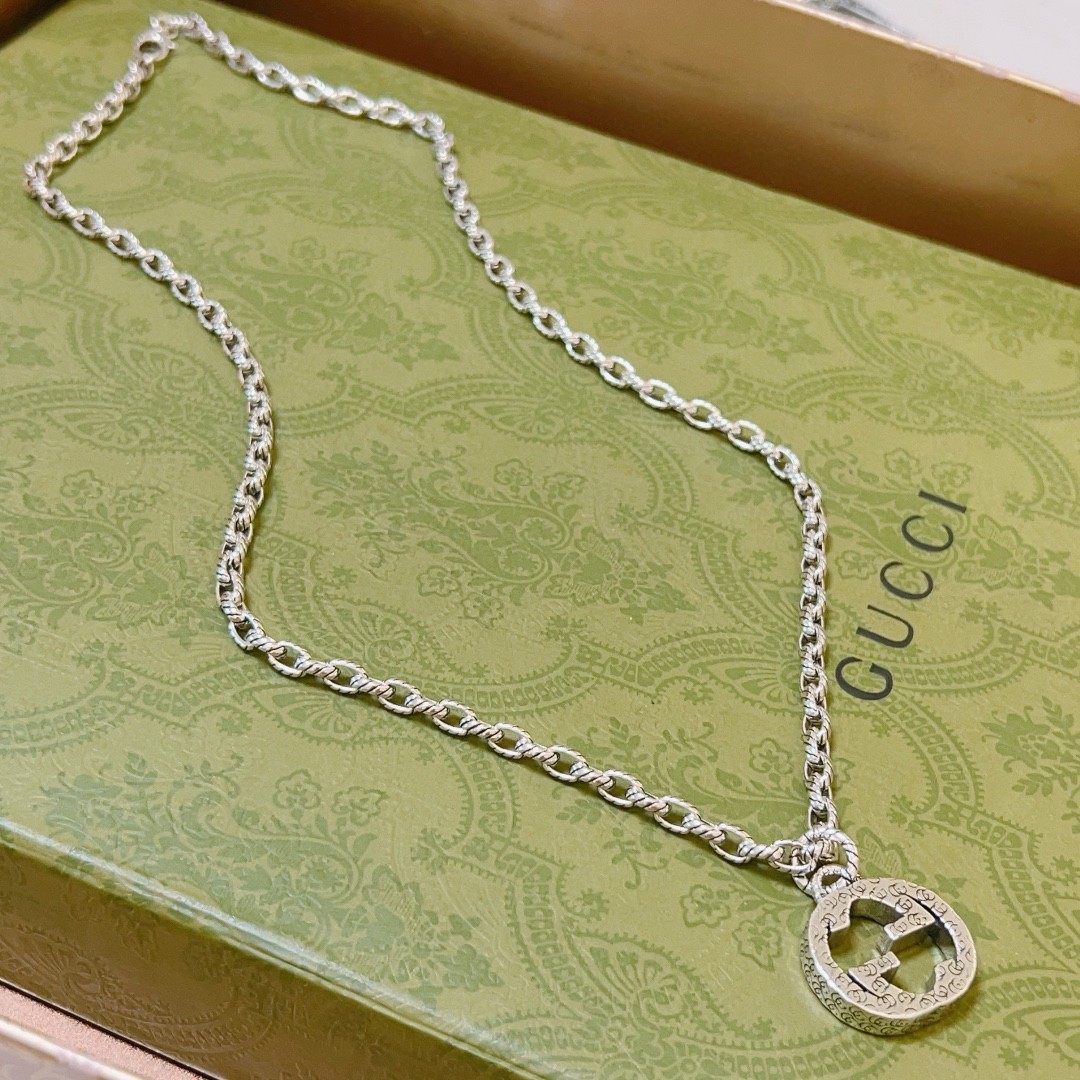 Gucci Anger Forest Series GG Hollow Chain Necklace