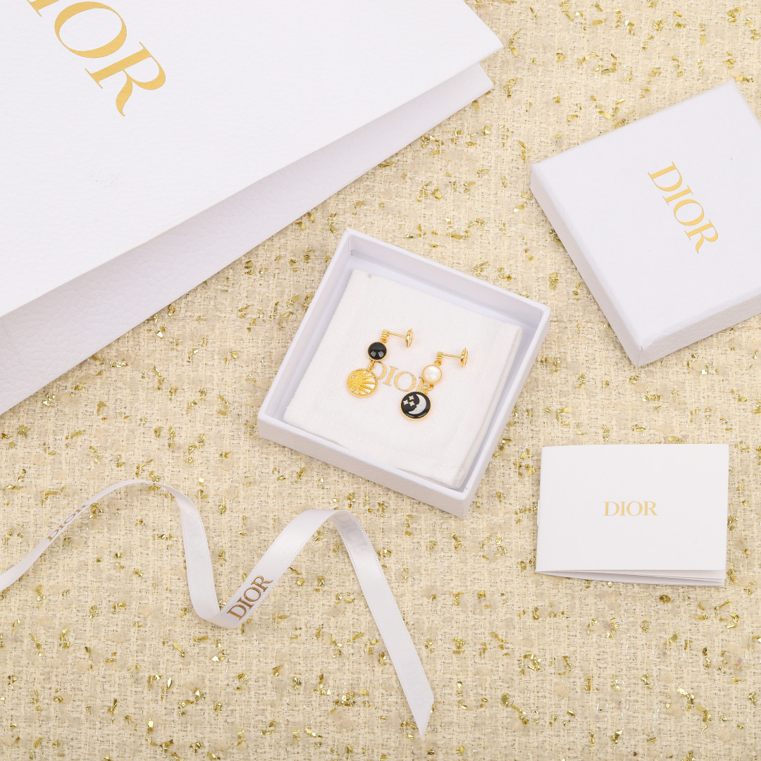 Dior Sun, Moon and Stars Earrings