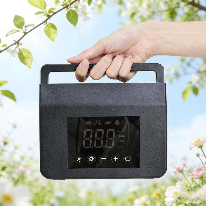 Portable Car Jump Starter & Air Compressor | 4-in-1 Emergency Power Kit