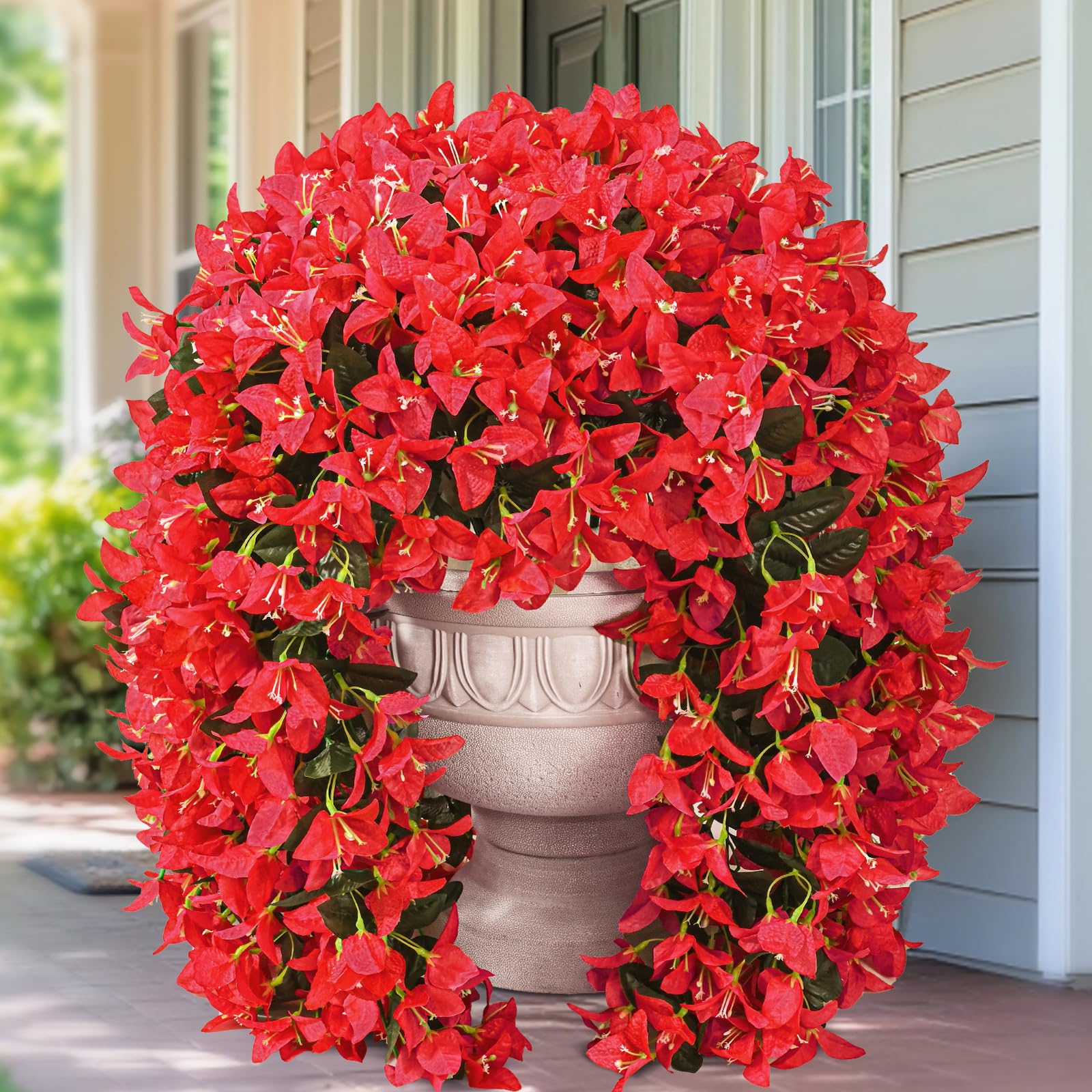 🔥ON SALE - 45% OFF🔥Realistic Faux Silk Bougainvillea Flowers, - UV resistant, Waterproof, Windproof
