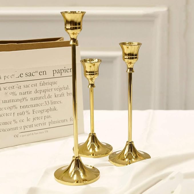 🕯️🕯️European retro electroplating candlestick