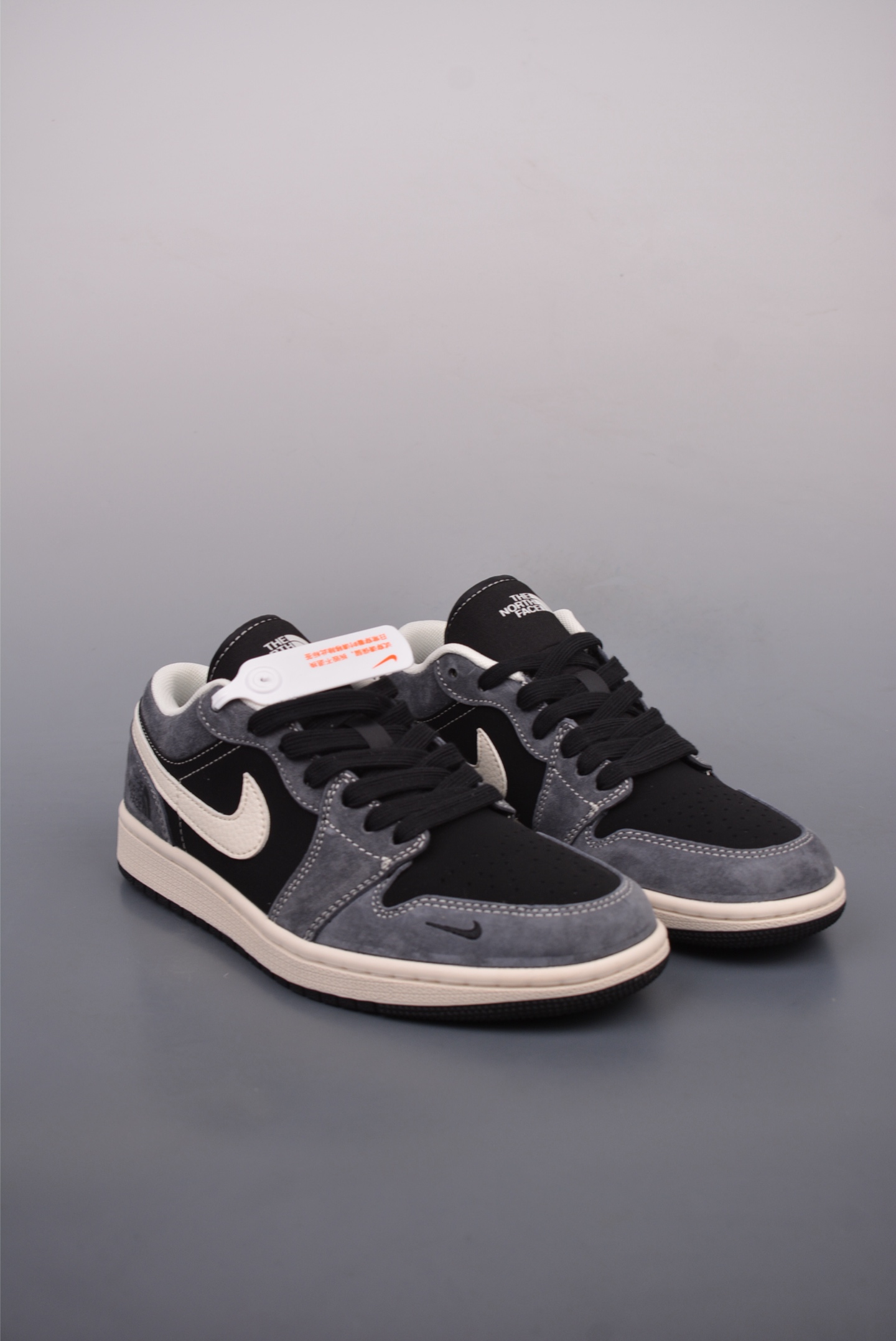 The North Face x Nike Air Jordan 1 Low OG Grey Black XX3318-510