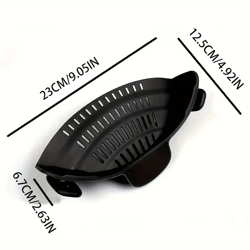 Adjustable silicone clip filter