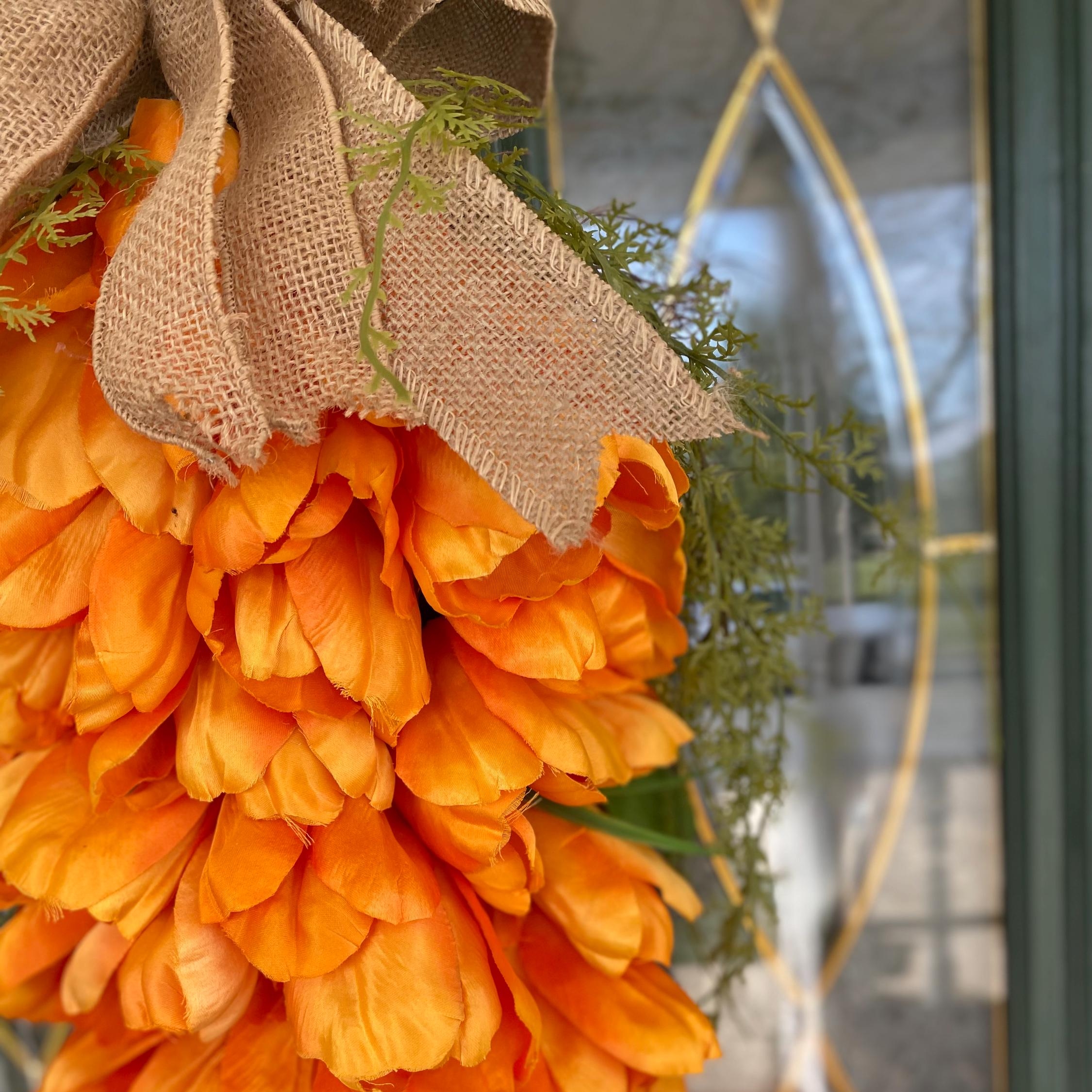 🥕🌿 Tulip Carrot Wreath – The Cutest Easter & Spring Welcome! 🐰✨