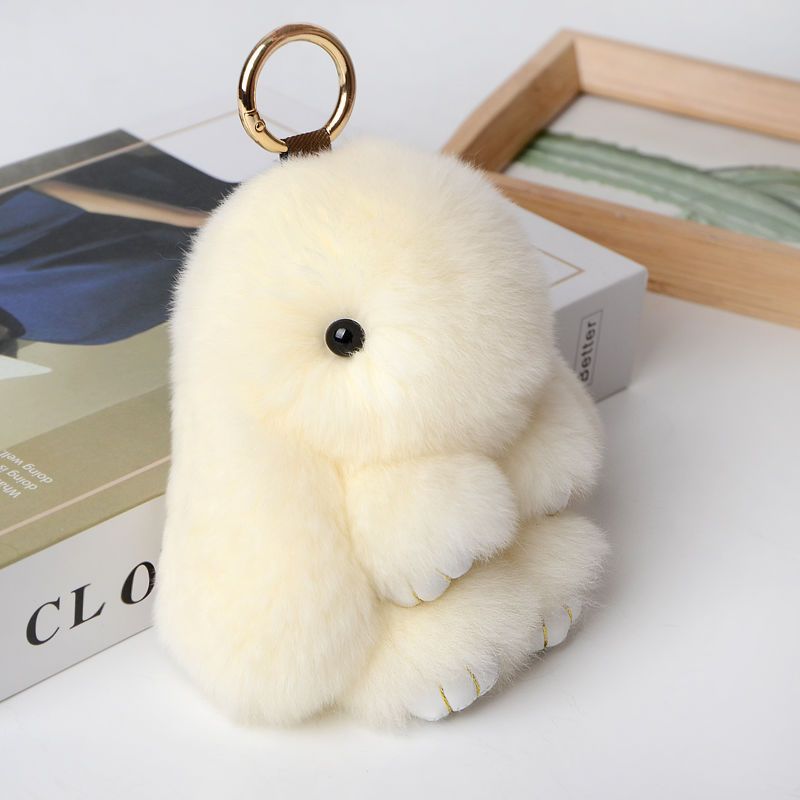 🐰 Handmade Soft Bunny Plush Pendant