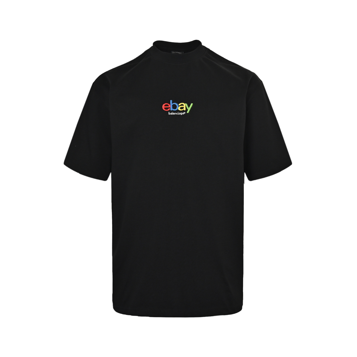Balenciaga Ebay Embroidered Letter Short Sleeve